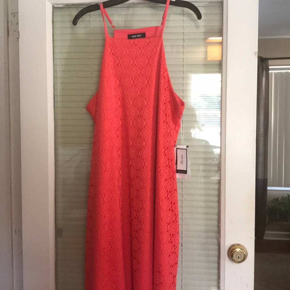 Gorgeous coral colored dress